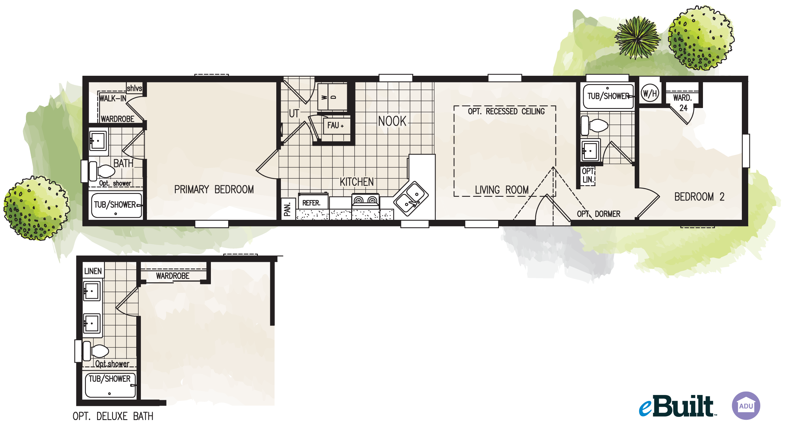 The Fairpoint 14602A Floor Plan